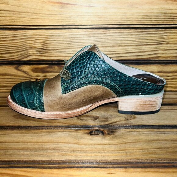 Freebird by Steven Malena Size 6 Leather Clogs Mules Slip On Shoes Oxfords NEW - Picture 7 of 9